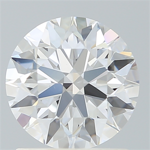 Picture of Lab Created Diamond 1.35 Carats, Round with Ideal Cut, E Color, VVS2 Clarity and Certified by IGI