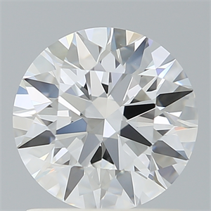 Picture of Lab Created Diamond 1.32 Carats, Round with Ideal Cut, E Color, VVS2 Clarity and Certified by IGI