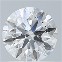 Lab Created Diamond 1.21 Carats, Round with Ideal Cut, D Color, VVS2 Clarity and Certified by IGI