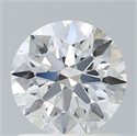 Lab Created Diamond 1.19 Carats, Round with Ideal Cut, D Color, VVS2 Clarity and Certified by IGI