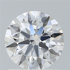Picture of Lab Created Diamond 1.09 Carats, Round with Ideal Cut, E Color, VVS2 Clarity and Certified by IGI