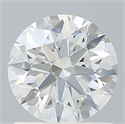 Lab Created Diamond 1.12 Carats, Round with Ideal Cut, D Color, VS1 Clarity and Certified by IGI