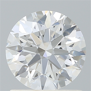 Picture of Lab Created Diamond 1.12 Carats, Round with Ideal Cut, D Color, VS1 Clarity and Certified by IGI