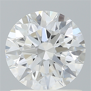 Picture of Lab Created Diamond 1.12 Carats, Round with Ideal Cut, D Color, VS1 Clarity and Certified by IGI