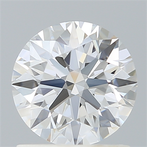 Picture of Lab Created Diamond 1.10 Carats, Round with Ideal Cut, D Color, VS2 Clarity and Certified by IGI