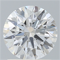 Lab Created Diamond 1.39 Carats, Round with Ideal Cut, D Color, VS1 Clarity and Certified by IGI