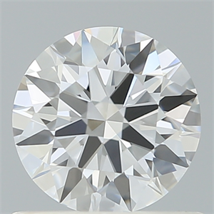 Picture of Lab Created Diamond 0.71 Carats, Round with Ideal Cut, D Color, VS1 Clarity and Certified by IGI