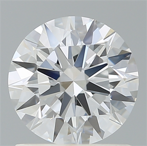 Picture of Lab Created Diamond 1.11 Carats, Round with Ideal Cut, D Color, VS1 Clarity and Certified by IGI