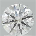 Lab Created Diamond 1.12 Carats, Round with Ideal Cut, E Color, VS1 Clarity and Certified by IGI