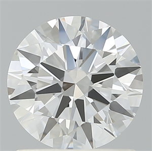 Picture of Lab Created Diamond 1.12 Carats, Round with Ideal Cut, E Color, VS1 Clarity and Certified by IGI