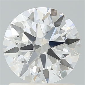 Picture of Lab Created Diamond 1.32 Carats, Round with Excellent Cut, D Color, VVS2 Clarity and Certified by IGI