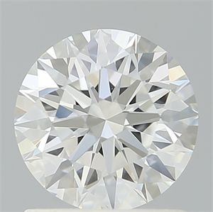 Picture of Lab Created Diamond 1.11 Carats, Round with Ideal Cut, D Color, VVS2 Clarity and Certified by IGI
