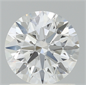 Lab Created Diamond 1.13 Carats, Round with Ideal Cut, E Color, VS1 Clarity and Certified by IGI