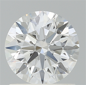 Picture of Lab Created Diamond 1.13 Carats, Round with Ideal Cut, E Color, VS1 Clarity and Certified by IGI