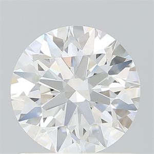 Picture of Lab Created Diamond 0.90 Carats, Round with Ideal Cut, D Color, VVS2 Clarity and Certified by IGI