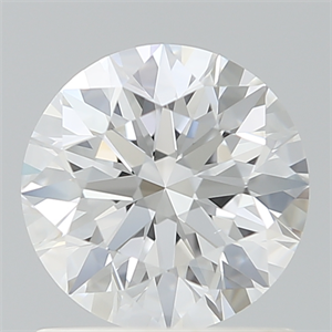 Picture of Lab Created Diamond 1.11 Carats, Round with Ideal Cut, D Color, VS1 Clarity and Certified by IGI