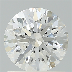Picture of Lab Created Diamond 1.11 Carats, Round with Ideal Cut, E Color, VS1 Clarity and Certified by IGI