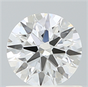Lab Created Diamond 0.70 Carats, Round with Ideal Cut, D Color, VVS2 Clarity and Certified by IGI