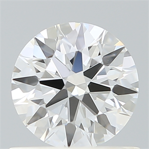 Picture of Lab Created Diamond 0.70 Carats, Round with Ideal Cut, D Color, VVS2 Clarity and Certified by IGI