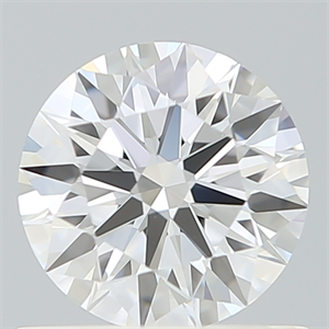 Picture of Lab Created Diamond 0.74 Carats, Round with Ideal Cut, D Color, VS1 Clarity and Certified by IGI