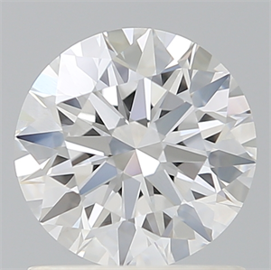 Picture of Lab Created Diamond 1.10 Carats, Round with Ideal Cut, D Color, VS2 Clarity and Certified by IGI