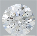 Lab Created Diamond 0.73 Carats, Round with Ideal Cut, D Color, VVS2 Clarity and Certified by IGI