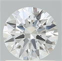 Lab Created Diamond 1.04 Carats, Round with Ideal Cut, D Color, VS1 Clarity and Certified by IGI