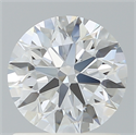 Lab Created Diamond 1.07 Carats, Round with Ideal Cut, E Color, VVS2 Clarity and Certified by IGI