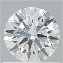 Lab Created Diamond 0.73 Carats, Round with Ideal Cut, D Color, VVS2 Clarity and Certified by IGI