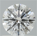 Lab Created Diamond 0.73 Carats, Round with Ideal Cut, D Color, VVS2 Clarity and Certified by IGI