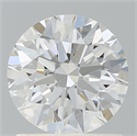 Lab Created Diamond 1.21 Carats, Round with Ideal Cut, D Color, VVS2 Clarity and Certified by IGI