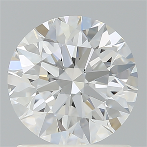 Picture of Lab Created Diamond 1.21 Carats, Round with Ideal Cut, D Color, VVS2 Clarity and Certified by IGI