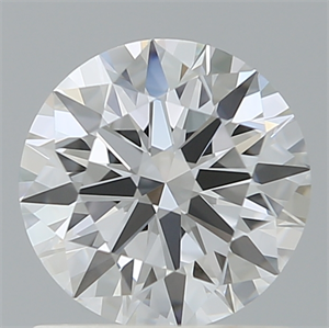 Picture of Lab Created Diamond 1.11 Carats, Round with Ideal Cut, E Color, VVS2 Clarity and Certified by IGI