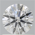 Lab Created Diamond 0.74 Carats, Round with Ideal Cut, D Color, VS1 Clarity and Certified by IGI