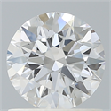 Lab Created Diamond 0.90 Carats, Round with Ideal Cut, D Color, VS1 Clarity and Certified by IGI