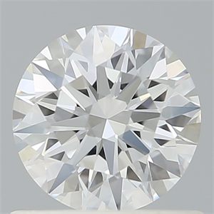 Picture of Lab Created Diamond 0.73 Carats, Round with Ideal Cut, D Color, VVS2 Clarity and Certified by IGI