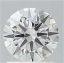 Lab Created Diamond 1.19 Carats, Round with Excellent Cut, D Color, VVS2 Clarity and Certified by IGI