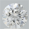 Lab Created Diamond 1.38 Carats, Round with Ideal Cut, D Color, VS1 Clarity and Certified by IGI