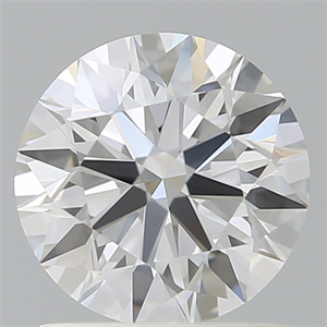 Picture of Lab Created Diamond 1.30 Carats, Round with Ideal Cut, E Color, VVS2 Clarity and Certified by IGI