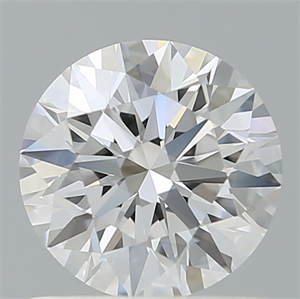 Picture of Lab Created Diamond 1.02 Carats, Round with Ideal Cut, D Color, VS1 Clarity and Certified by IGI