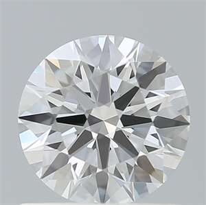 Picture of Lab Created Diamond 0.90 Carats, Round with Ideal Cut, D Color, VVS2 Clarity and Certified by IGI