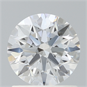 Del inventario de diamantes de laboratorio, 1.12 quilates, Redondo , Color E, claridad VVS2 y certificado IGI