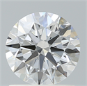 Del inventario de diamantes de laboratorio, 1.13 quilates, Redondo , Color E, claridad VVS2 y certificado IGI