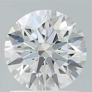 Picture of Lab Created Diamond 1.28 Carats, Round with Ideal Cut, D Color, VS1 Clarity and Certified by IGI
