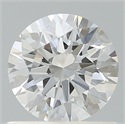 Lab Created Diamond 0.76 Carats, Round with Ideal Cut, D Color, VVS2 Clarity and Certified by IGI