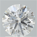 Lab Created Diamond 1.40 Carats, Round with Ideal Cut, D Color, VS1 Clarity and Certified by IGI