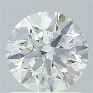 Picture of Lab Created Diamond 1.11 Carats, Round with Ideal Cut, D Color, VS2 Clarity and Certified by IGI