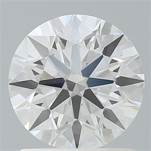 Picture of Lab Created Diamond 1.30 Carats, Round with Ideal Cut, E Color, VVS2 Clarity and Certified by IGI