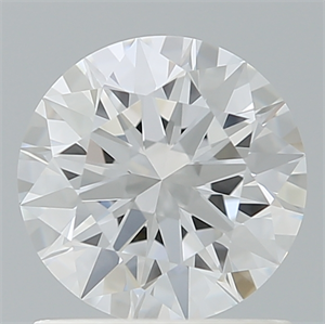 Picture of Lab Created Diamond 1.11 Carats, Round with Ideal Cut, E Color, VVS2 Clarity and Certified by IGI