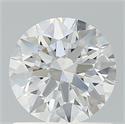 Lab Created Diamond 0.96 Carats, Round with Ideal Cut, D Color, VVS2 Clarity and Certified by IGI